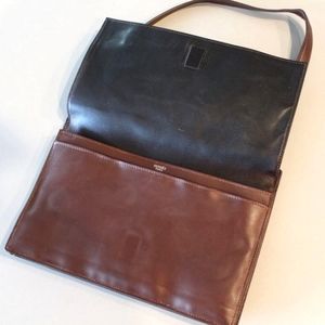 HERMES Vintage Box Handle Bag